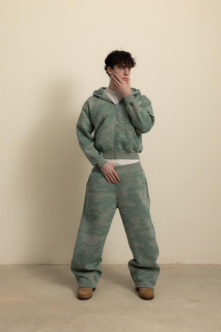 SAGE GREEN CAMO PANT