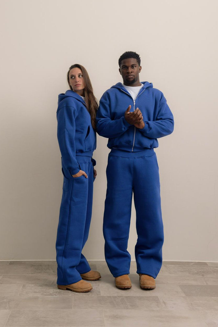 ROYAL BLUE ZIP HOODIE