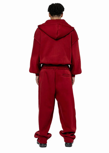 ZIP TRACKSUIT RED