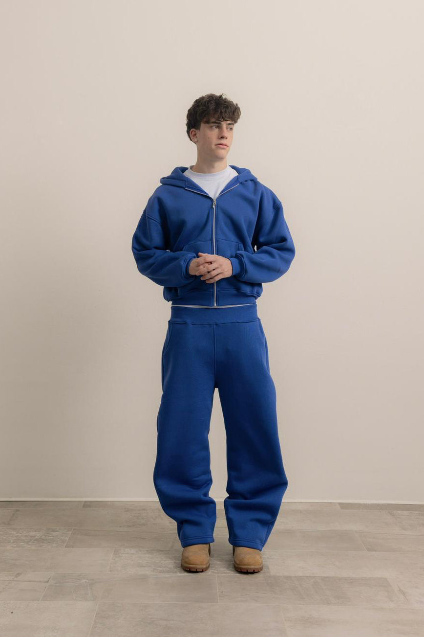 ROYAL BLUE ZIP HOODIE