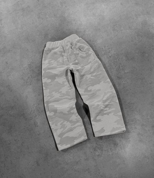 PEARL GREY CAMO PANT