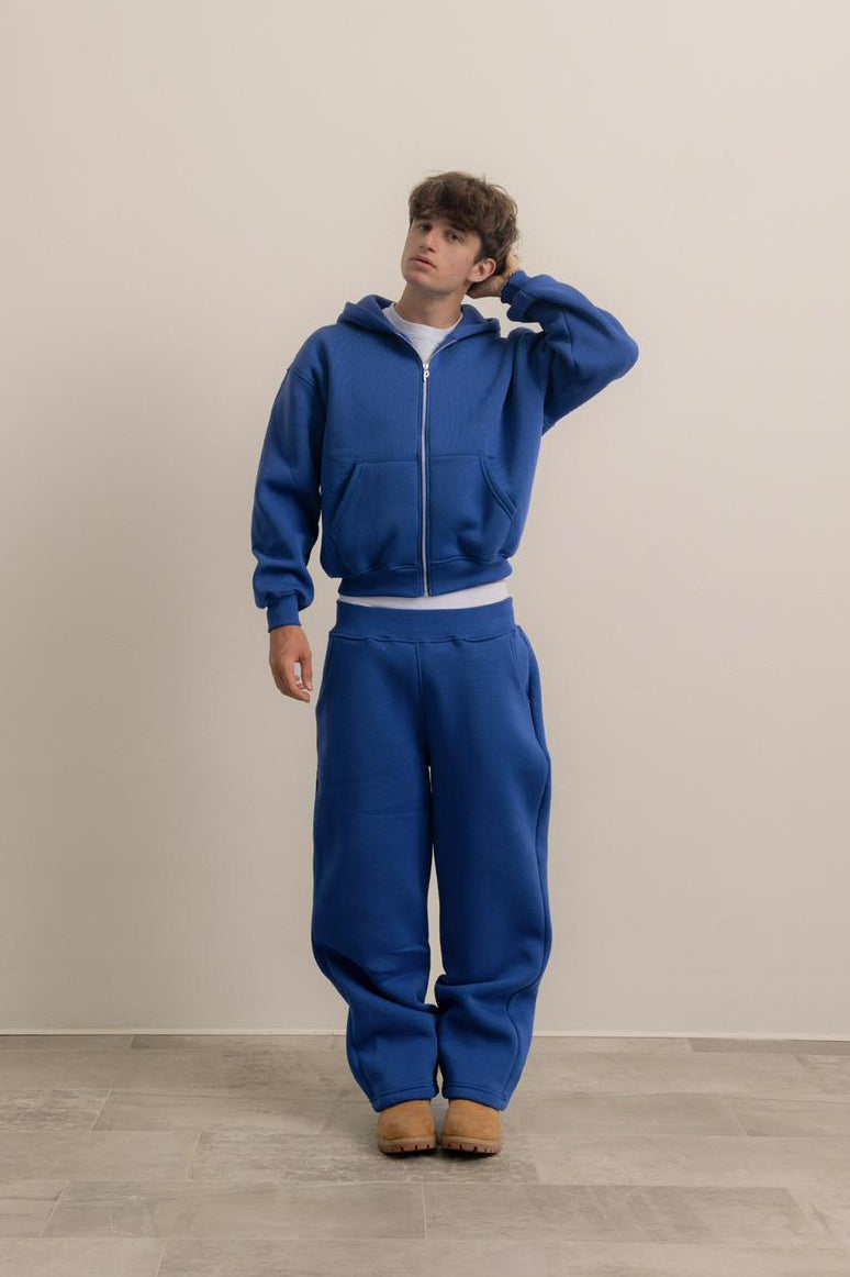 ROYAL BLUE ZIP HOODIE