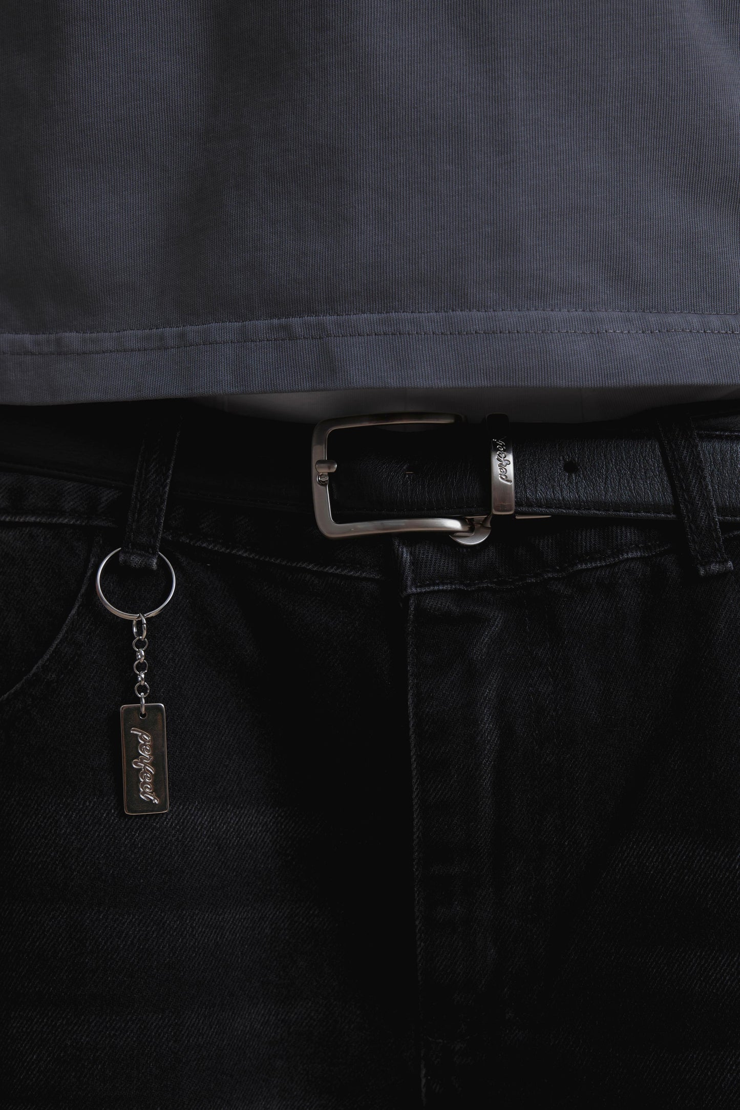 CARBON BLACK DOUBLE KNEE JORTS