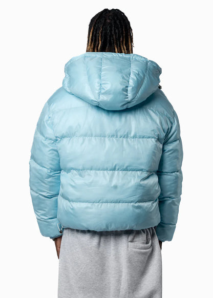 DOUBLE-SIDED PUFFER GREY/BLUE